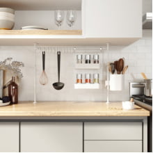 ANYWHERE - ORGANIZADOR DE UTENSÍLIOS C/ SUPORTE PARA TALHER E PRATELEIRA