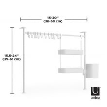 ANYWHERE - ORGANIZADOR DE UTENSÍLIOS C/ SUPORTE PARA TALHER E PRATELEIRA