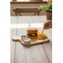 Burger Time - Tábua Com Molheiras (77ml cada)