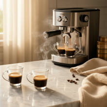 Cafézinho - Conjunto com 6 Xícaras de Vidro (70 ml) Cafézinho - Conjunto com 6 Xícaras de Vidro (70 ml)