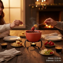 Fonduta - Kit Fondue 7 Peças em Cerâmica Fonduta - Kit Fondue 7 Peças em Cerâmica