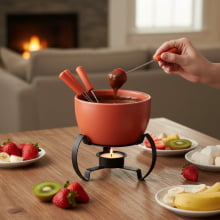 Fonduta - Kit Fondue 7 Peças em Cerâmica