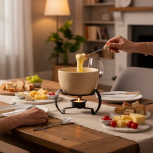 Fonduta - Kit Fondue 7 Peças em Cerâmica