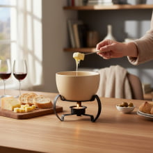 Fonduta - Kit Fondue 7 Peças em Cerâmica
