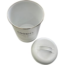 Industrial Cookies Branco - Porta Alimentos Hermético 2100 ML