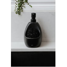 Kit Rodo Buddy Preto + Porta Detergente Joey Preto