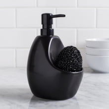 Kit Rodo Buddy Preto + Porta Detergente Joey Preto