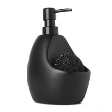 Kit Rodo Buddy Preto + Porta Detergente Joey Preto