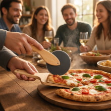 Mangiare - Kit para Servir Pizza com Cortador e Espatula