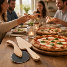 Mangiare - Kit para Servir Pizza com Cortador e Espatula