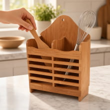 Summer Ekos - Porta Talheres em Bambu
