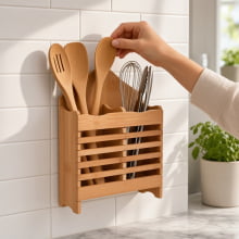 Summer Ekos - Porta Talheres em Bambu