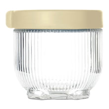 Trio Versátil Canelado - Conjunto Com 3 Potes para Mantimentos Em Vidro