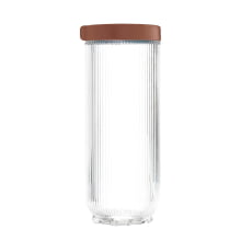 Trio Versátil Canelado - Conjunto Com 3 Potes para Mantimentos Em Vidro