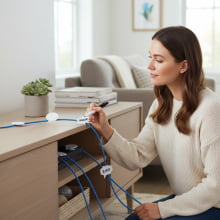 Talk Bubble - Kit com 6 Organizadores de Fios