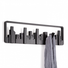 Skyline - Cabideiro Cidade Com 5 Ganchos