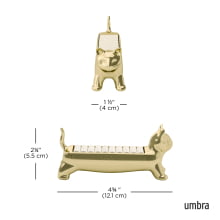 Ali Cat - Porta Anéis Gato Munchkin para 9 Anéis