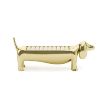 Dachshund - Porta Anéis Cachorro Salsicha para 10 aneis