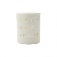  Love, Hope, Peace - Porta Velas / Lanterna