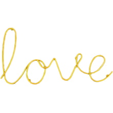 Love - Letreiro em Metal Decorativo