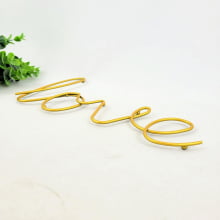 Love - Letreiro em Metal Decorativo