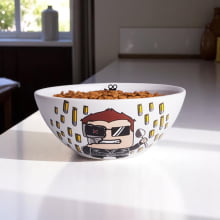 Exterminador de Cereais - Tigela em Porcelana