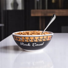 Rock Cereal - Tigela em Porcelana