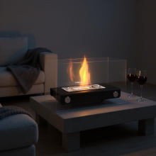 Fuoco - Lareira Portátil Minimalista Moderna À Alcool (Sem Fumaça)