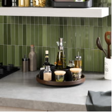 Bellwood - Bandeja Giratória Estilo Lazy Susan com 5 Divisórias Para Temperos ou Cosméticos 