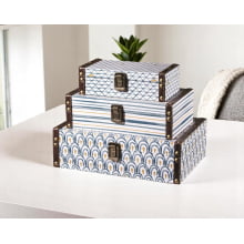 Blue - Kit c/ 3 Caixas Organizadoras P, M, G