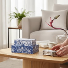 Duo Tropicalia - Kit com 2 Caixas Organizadoras