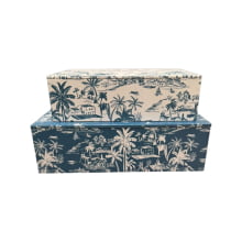 Duo Tropicalia - Kit com 2 Caixas Organizadoras
