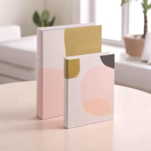 Mid Century - Kit com 2 Caixas Organizadoras