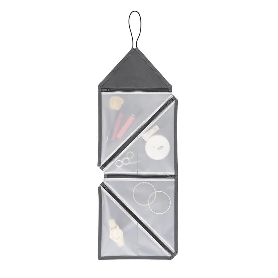 Tangram - Bolsa para Maquiagem e Higiene Suspenso com Gancho