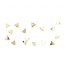 Confetti Triângulo Dourado- Conjunto Decorativo (16 peças)