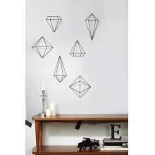 Prisma - Conjunto Decorativo 3D Com 6 Peças