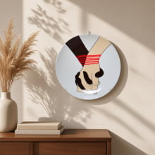 Mãos Dadas - Prato Decorativo Coleção Akai Ito