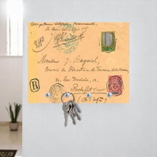Carta Retrô -  Porta Chaves