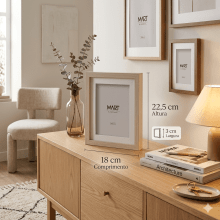 Aura - Porta Retrato em MDF Para Fotos 10x15 cm