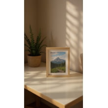 Aura - Porta Retrato em MDF Para Fotos 10x15 cm