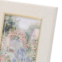 Burlap Clean Pequeno - Porta Retrato Para Fotos 10x15 cm