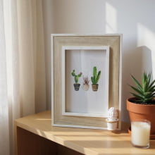 Cactus Spines - Porta Retrato de Mesa 3D
