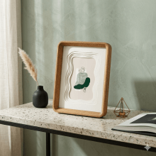 Galeria Relevo - Porta Retrato Para Fotos 10x15 cm