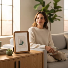 Galeria Relevo - Porta Retrato Para Fotos 10x15 cm