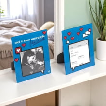 Love Geek - Kit com 2 Porta Retratos