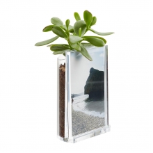 Optic 2 em 1 - Porta Retrato de Mesa com Vaso