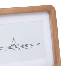 Panorama - Porta Retrato Duplo em Madeira para Fotos 10x15cm