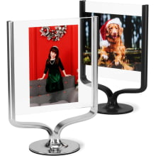 Wishbone Cromado - Porta Retrato para Fotos 10x15 cm ou 13x18 cm
