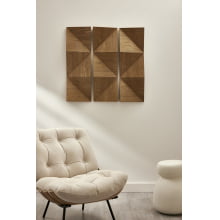Mariz - Kit com 3 Quadros estilo Painel em MDF