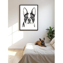 Buldogue Francês - Poster com Moldura
